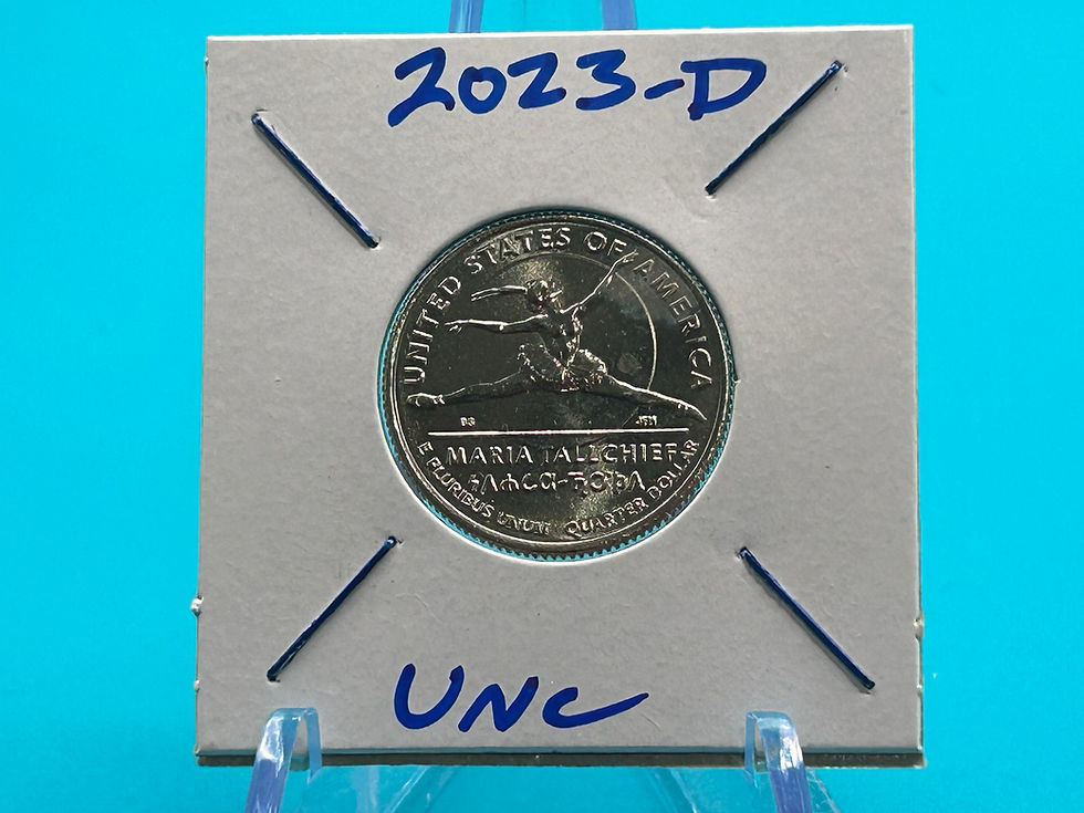 Thumbnail: 2023-D Maria Tallchief Quarter 