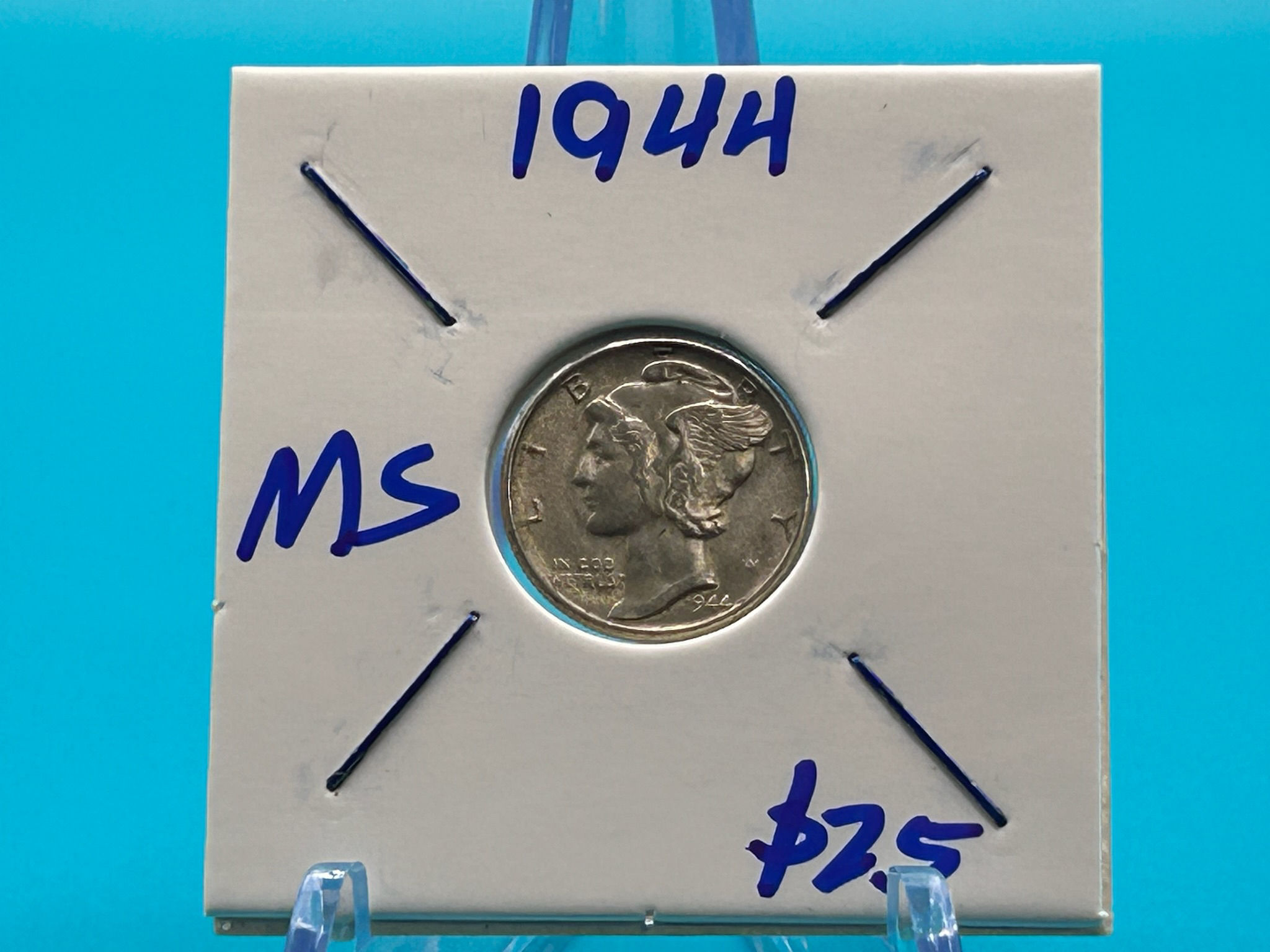 1944 Mercury Dime