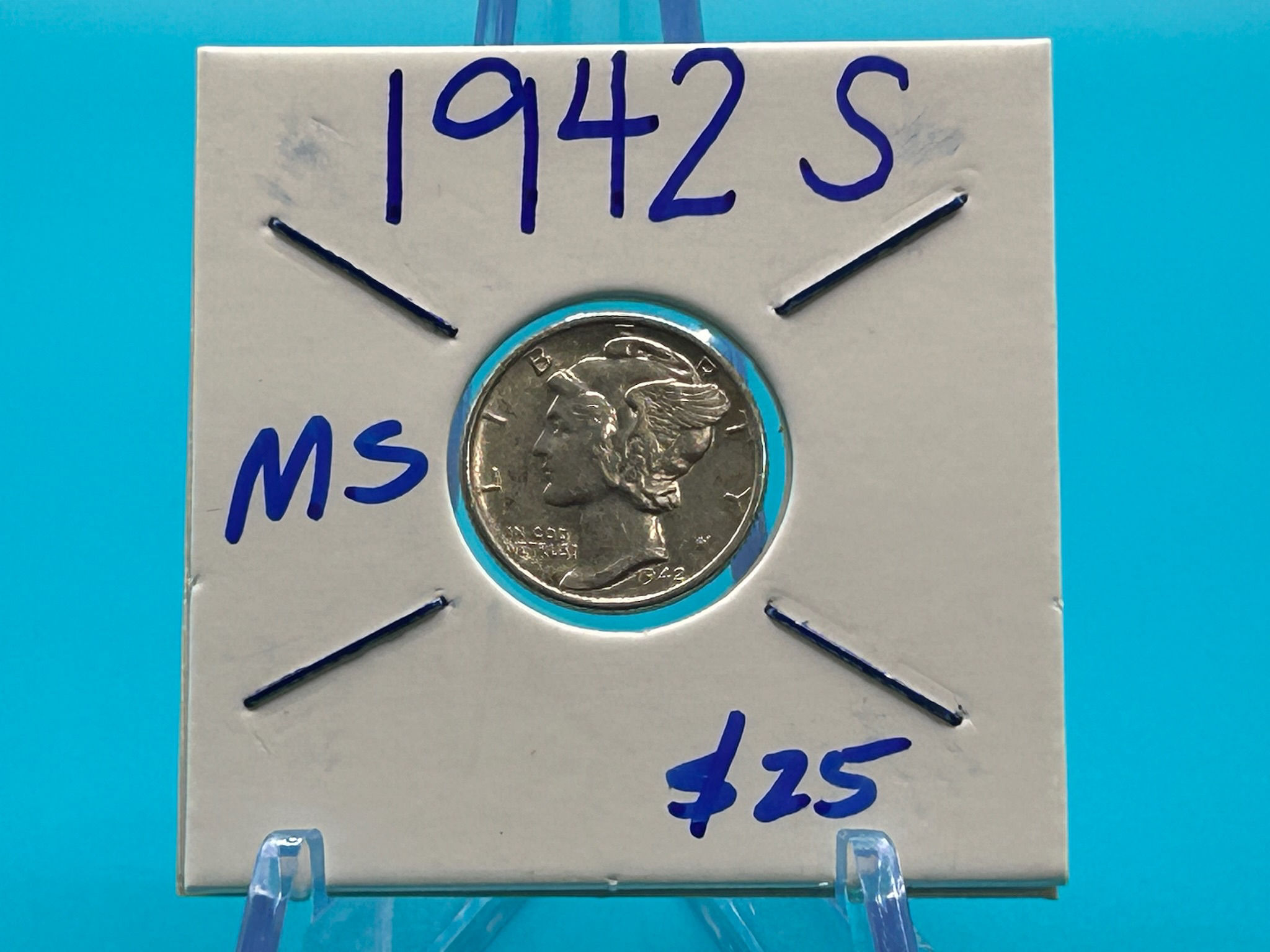 1942-S Mercury Dime