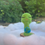 Thumbnail: Zen Alien in King Pigeon pose: connect to cosmic consciousness