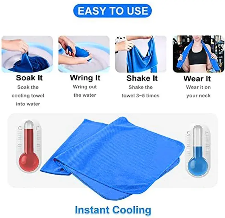 Thumbnail: Cooling Towel - Microfiber; 30x90cm Quick-Dry