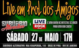 Evento Beneficente: Live em Prol dos Amigos - Andre Cult