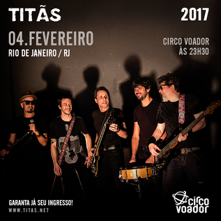 Titãs e Supla fazem noite de rock no Circo Voador