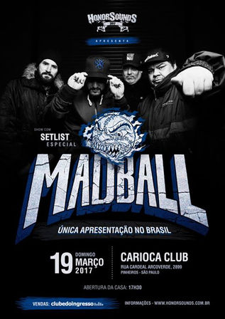 Madball confirma show único no Brasil em março