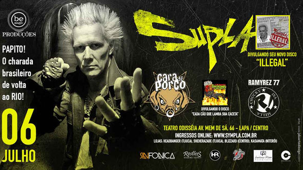 Supla confirma show em julho na Lapa/RJ