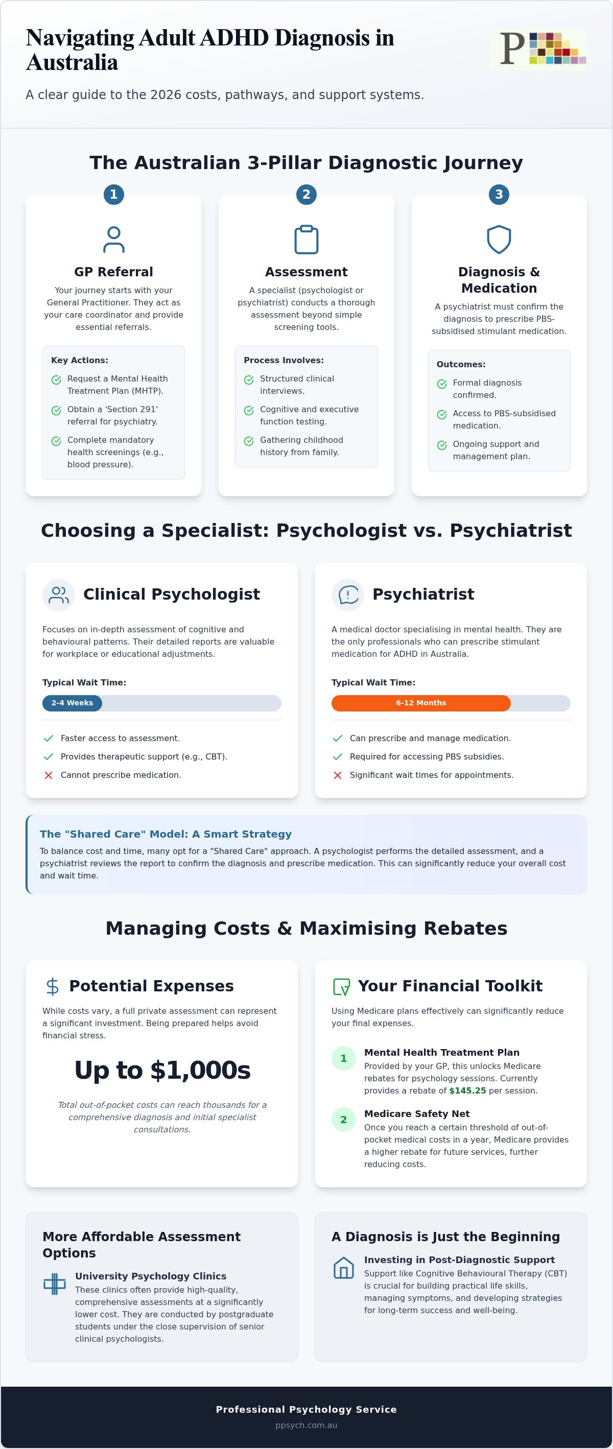 Adult adhd diagnosis cost australia