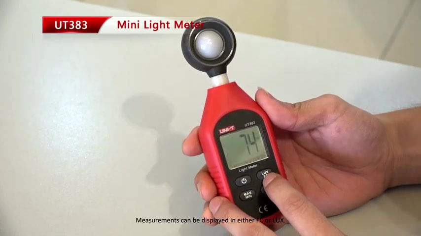 Miniatura: Luxómetro digital UNI-T UT383BT
