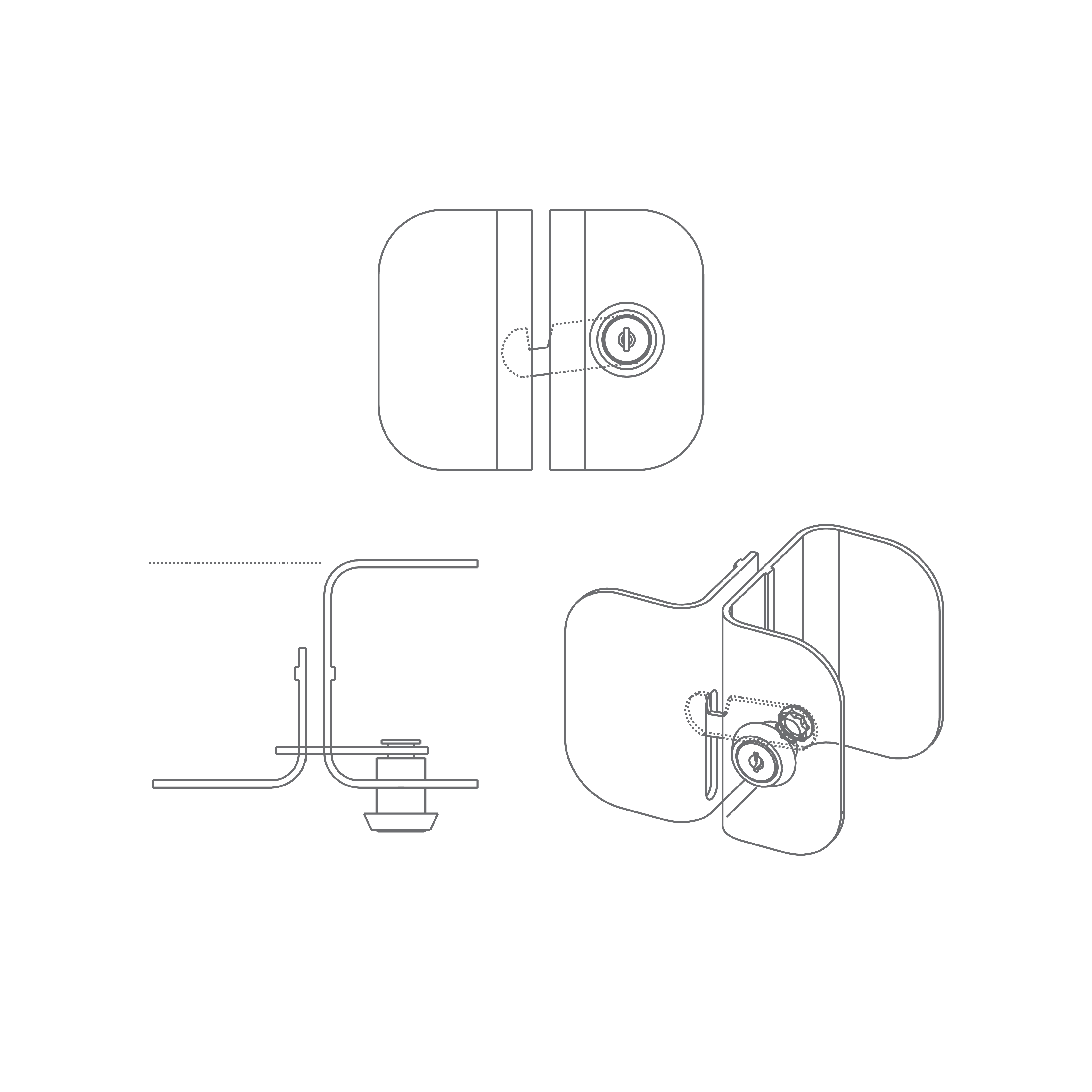 Lockable Door Handle