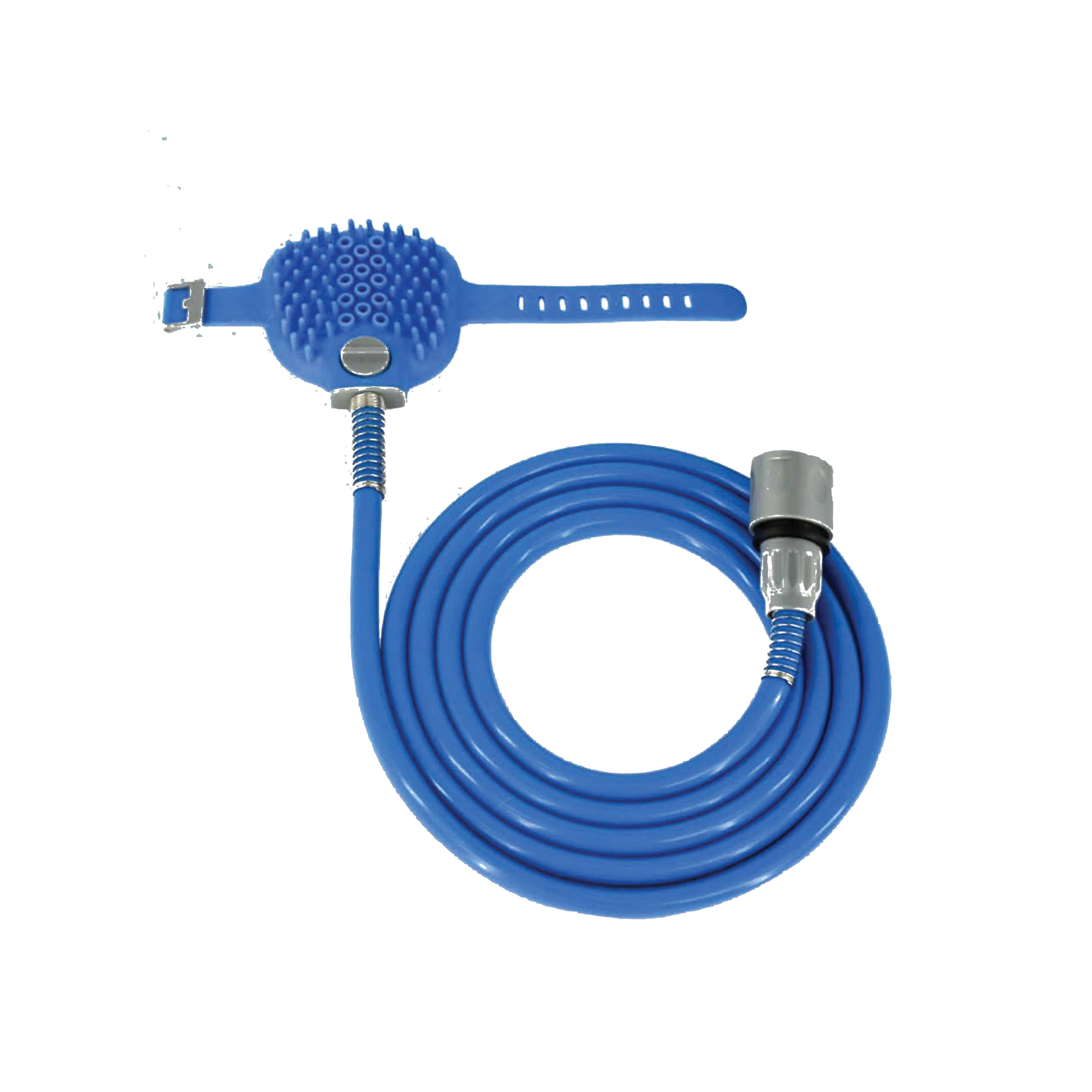 צינור ומברשת לרחצה לכלב