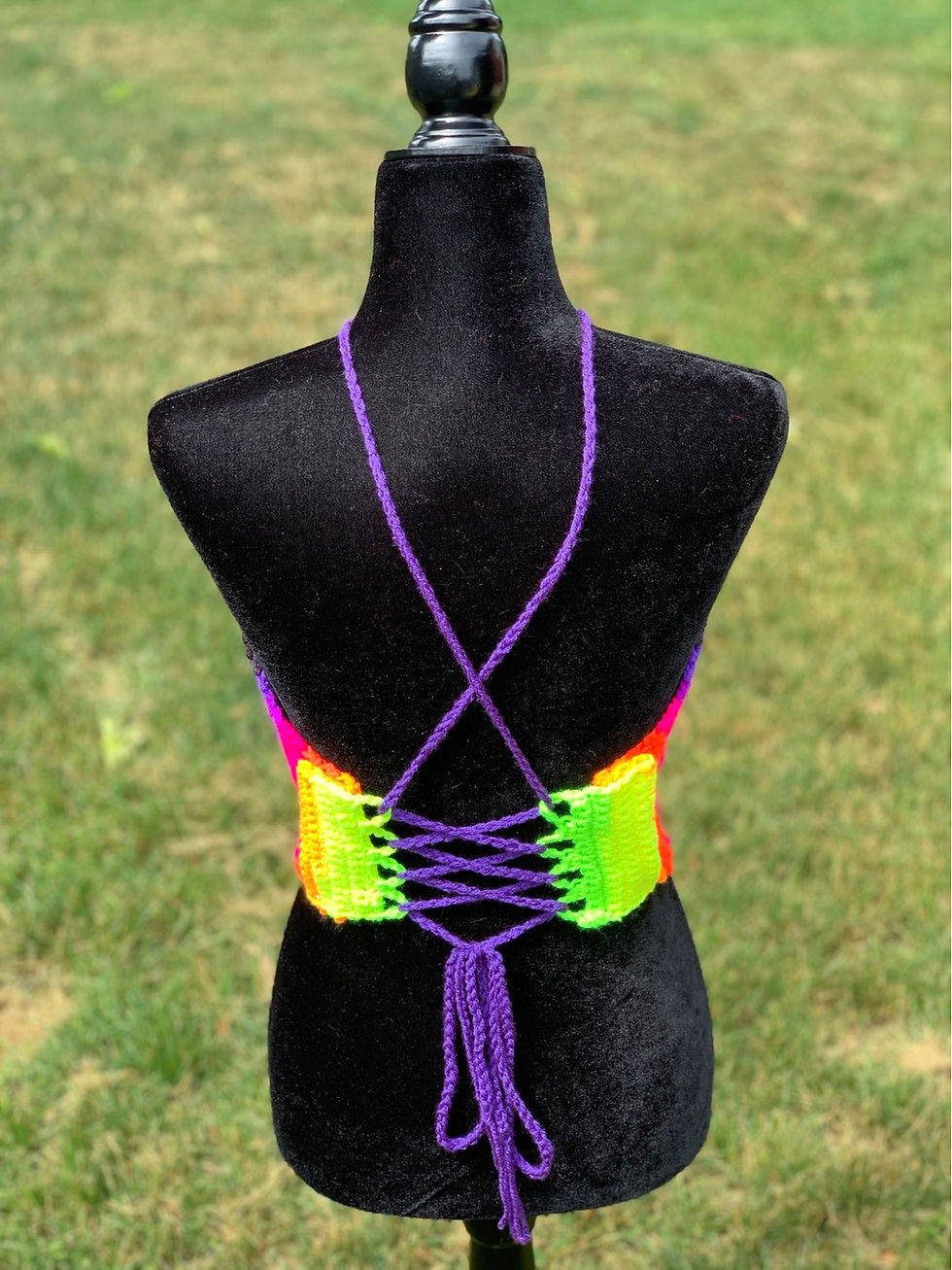 Thumbnail: Crochet Neon Halter Top