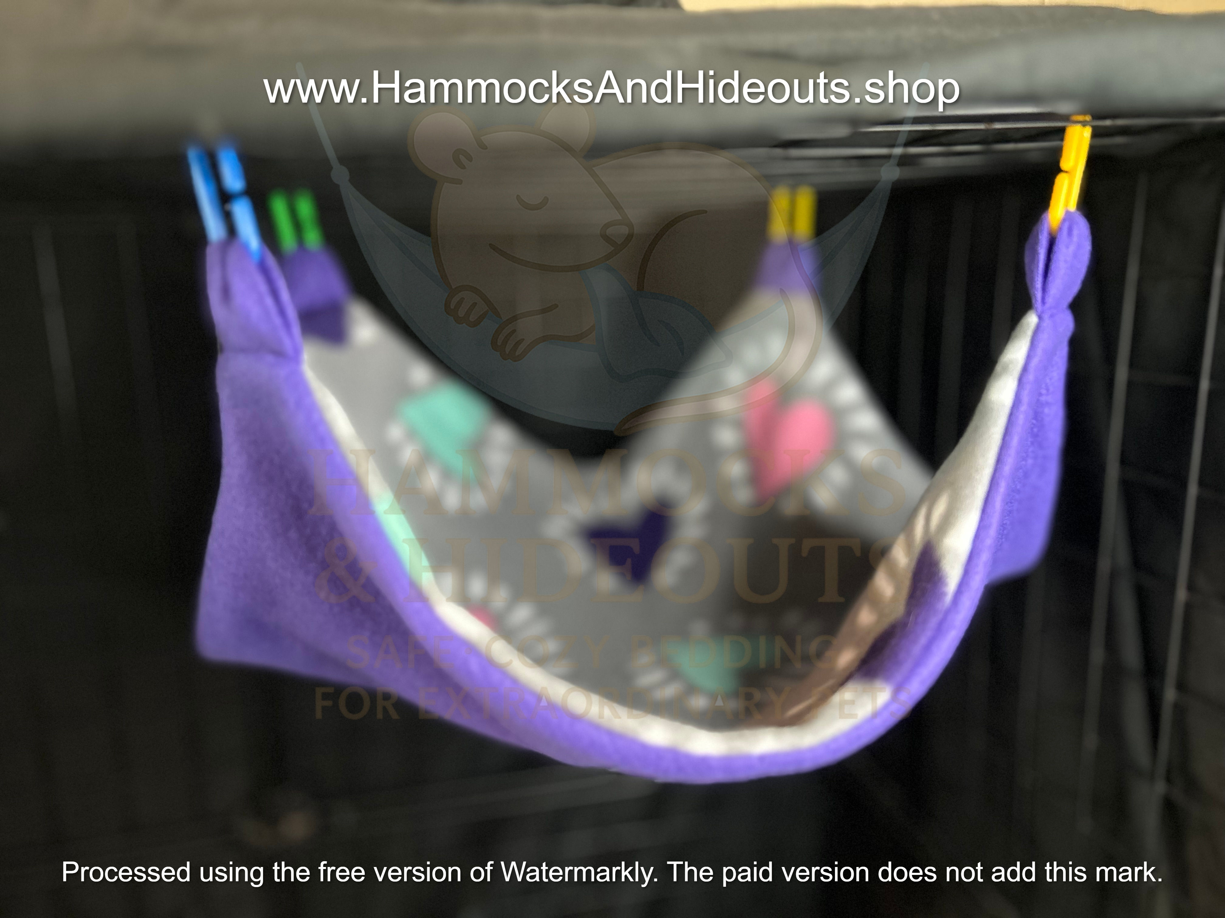 Colorful Hearts 14" x 14" Hammock