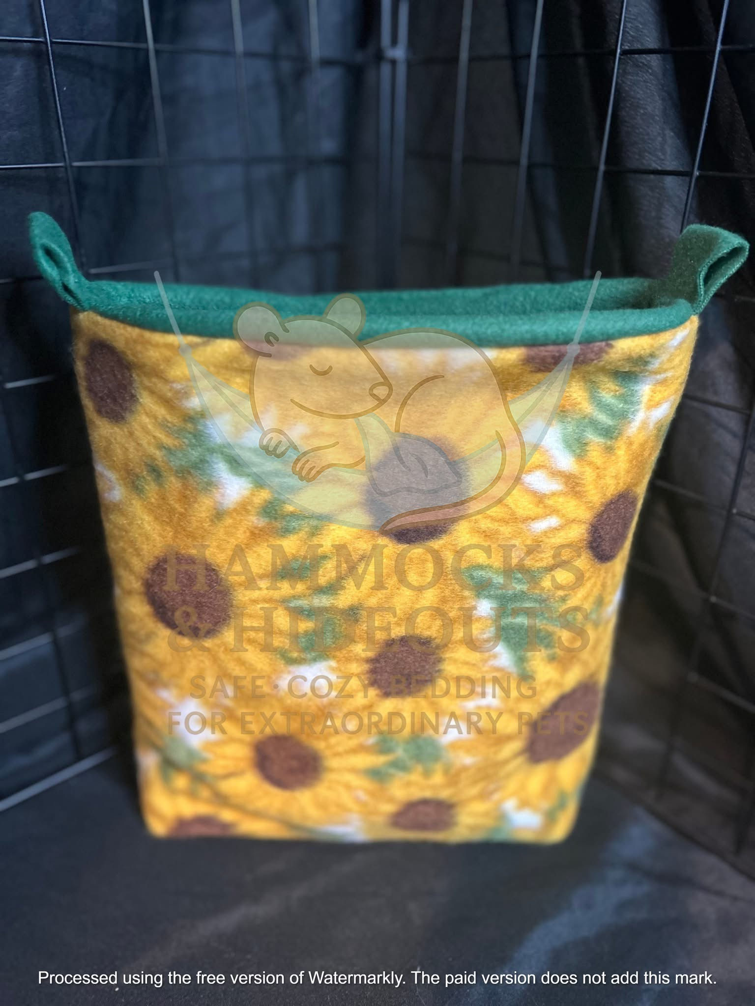 Sunflowers on Dark Green Colony Pouch