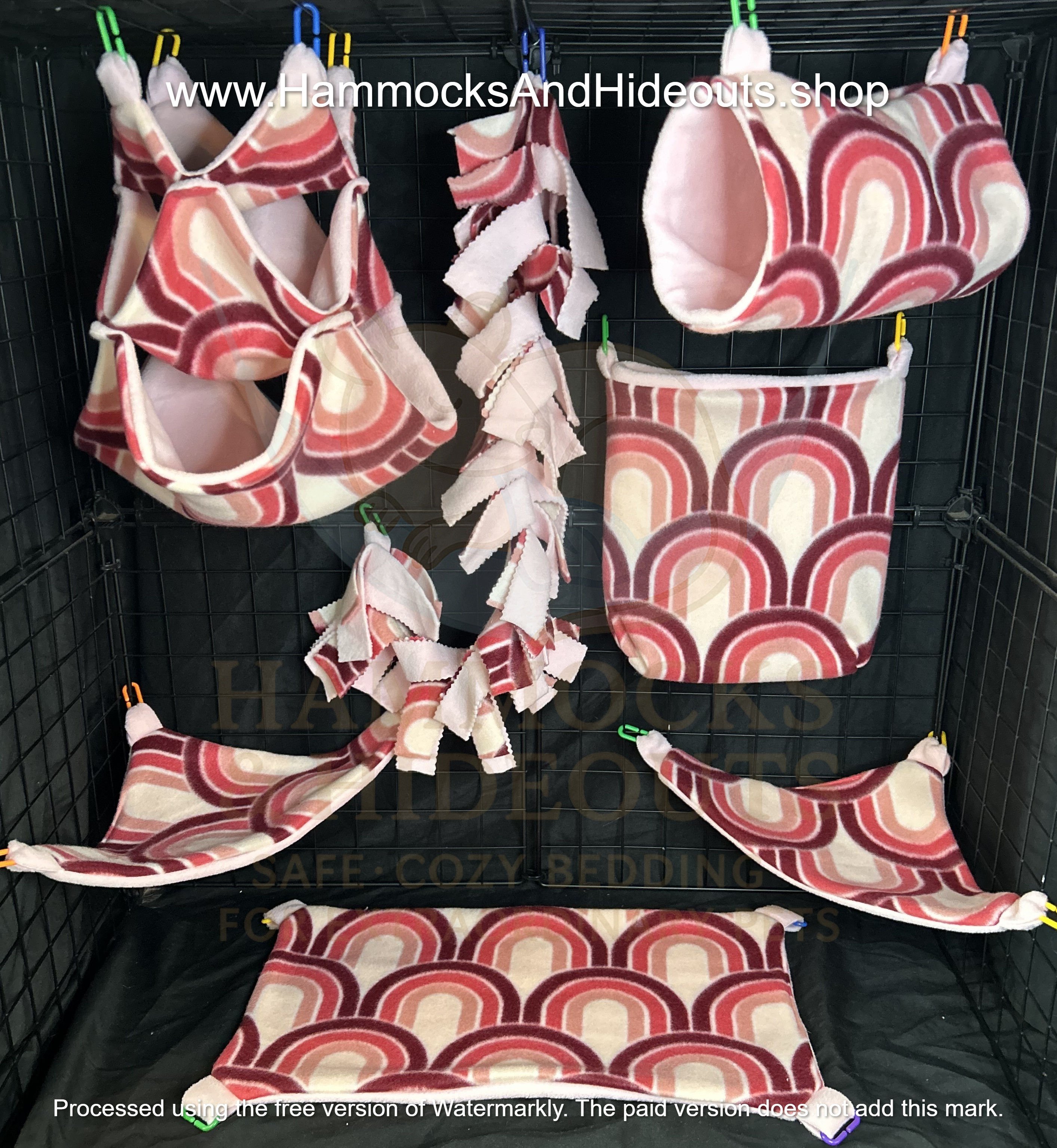Pink Designs Cage Set