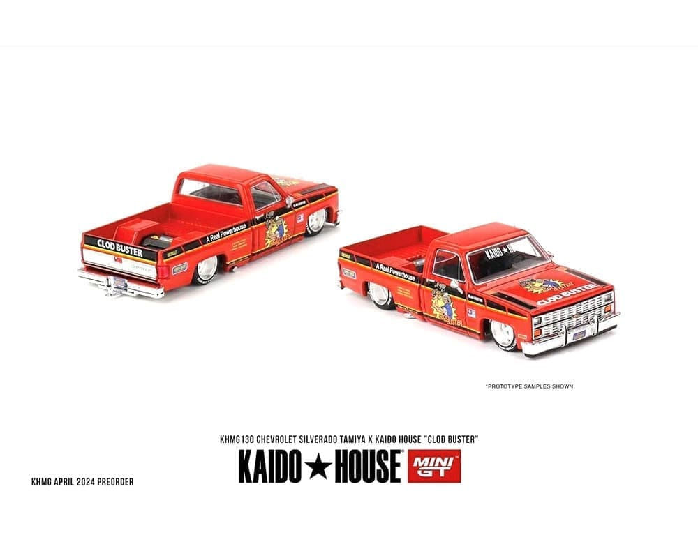 KHMG-130 CHEVROLET SILVERADO TAMIYA CLOD BUSTER - ORANGE
