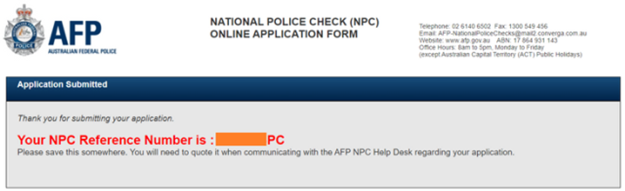 Hướng dẫn làm Police check Úc