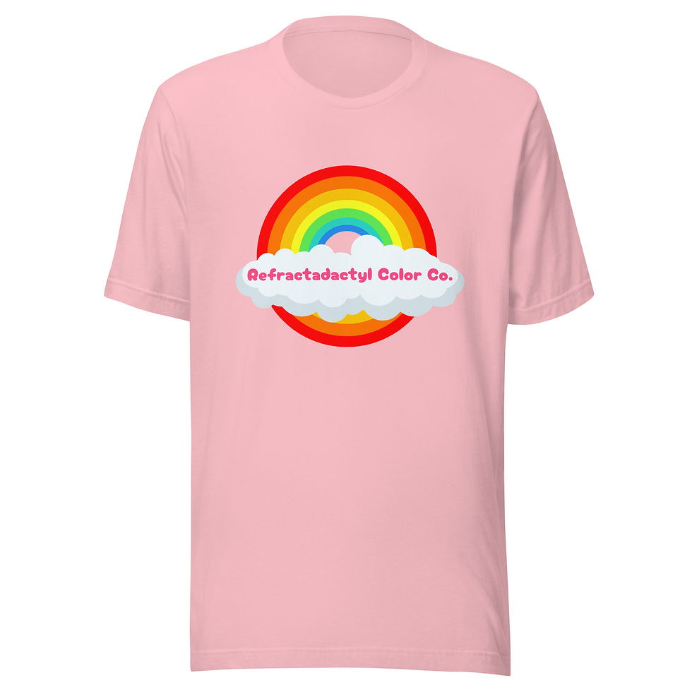 Thumbnail: Rainbow Cloud Unisex t-shirt