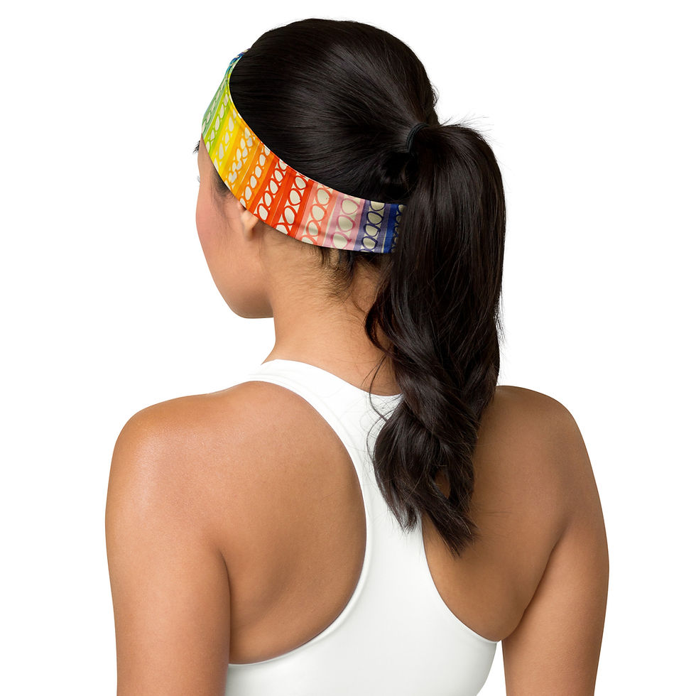 Thumbnail: Rainbow Spotted Headband