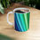 Thumbnail: Rainbow Striped Ceramic Mug, (11oz, 15oz)
