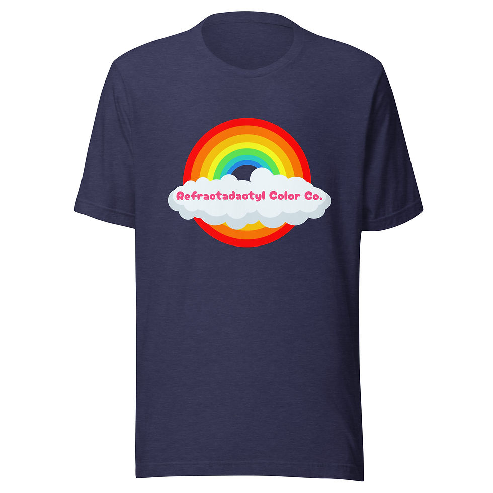 Rainbow Cloud Unisex t-shirt