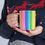 Thumbnail: Rainbow Striped Ceramic Mug, (11oz, 15oz)