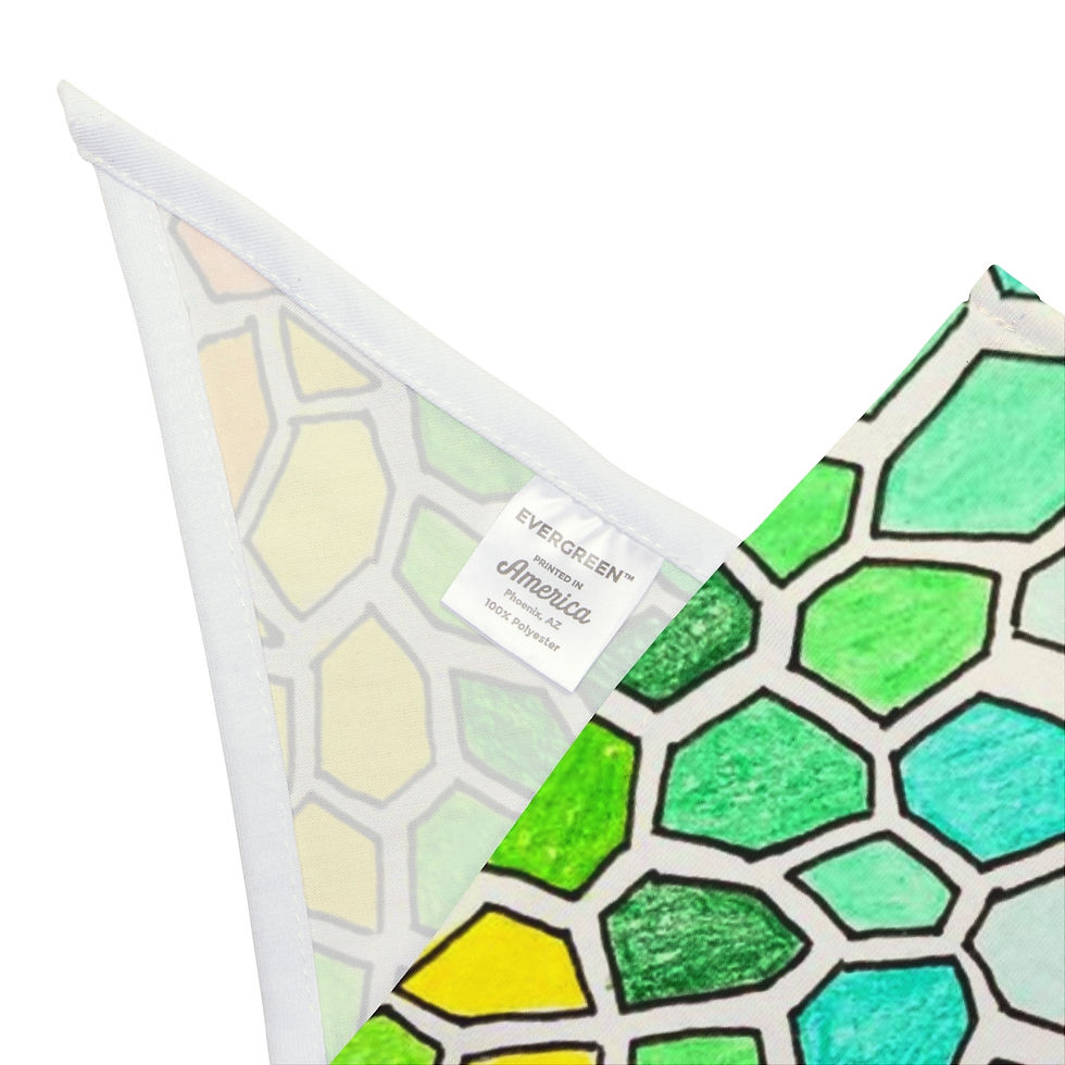 Thumbnail: Rainbow Tile Design Pet Bandana