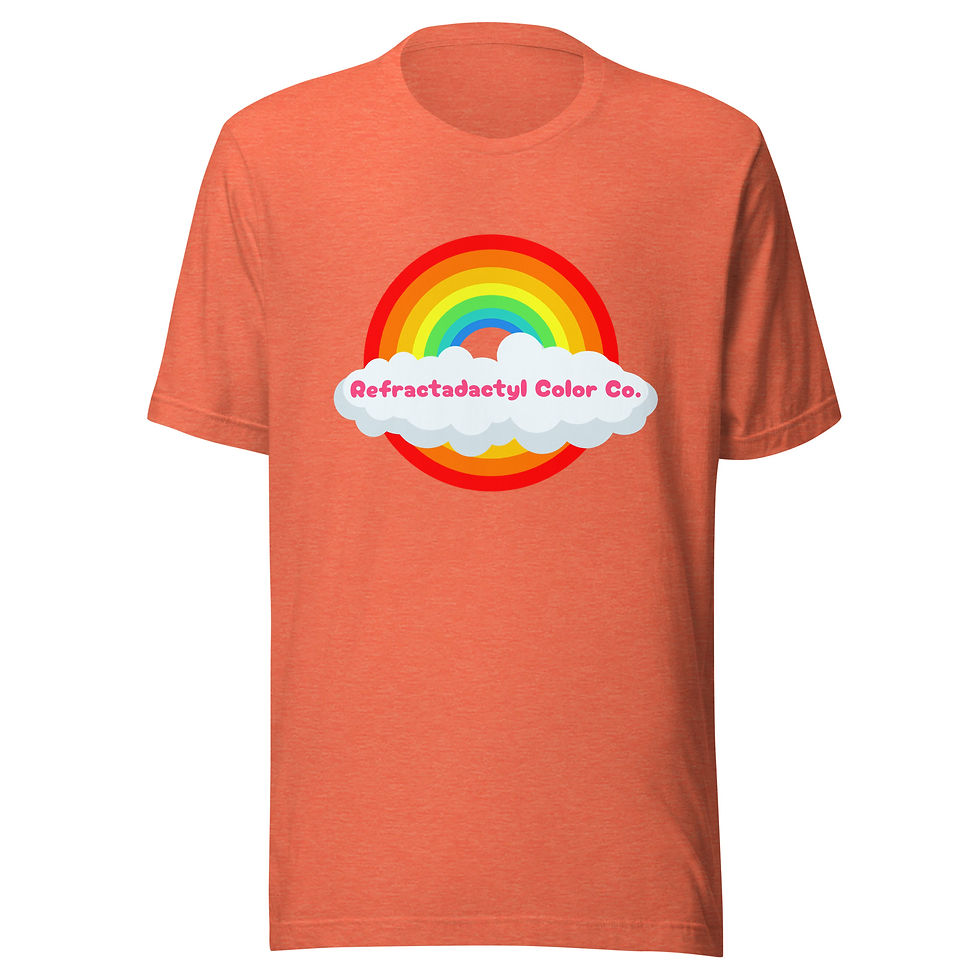 Thumbnail: Rainbow Cloud Unisex t-shirt