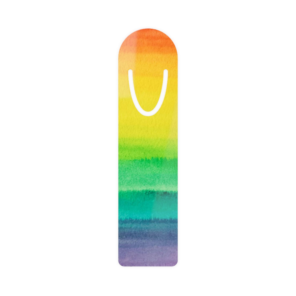 Rainbow Watercolor Gradient Bookmark