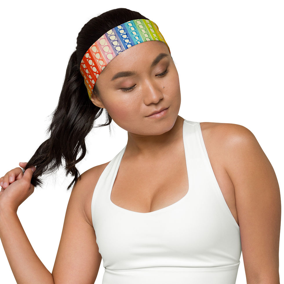 Thumbnail: Rainbow Spotted Headband