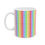 Thumbnail: Rainbow Dotted Ceramic Mug, (11oz, 15oz)
