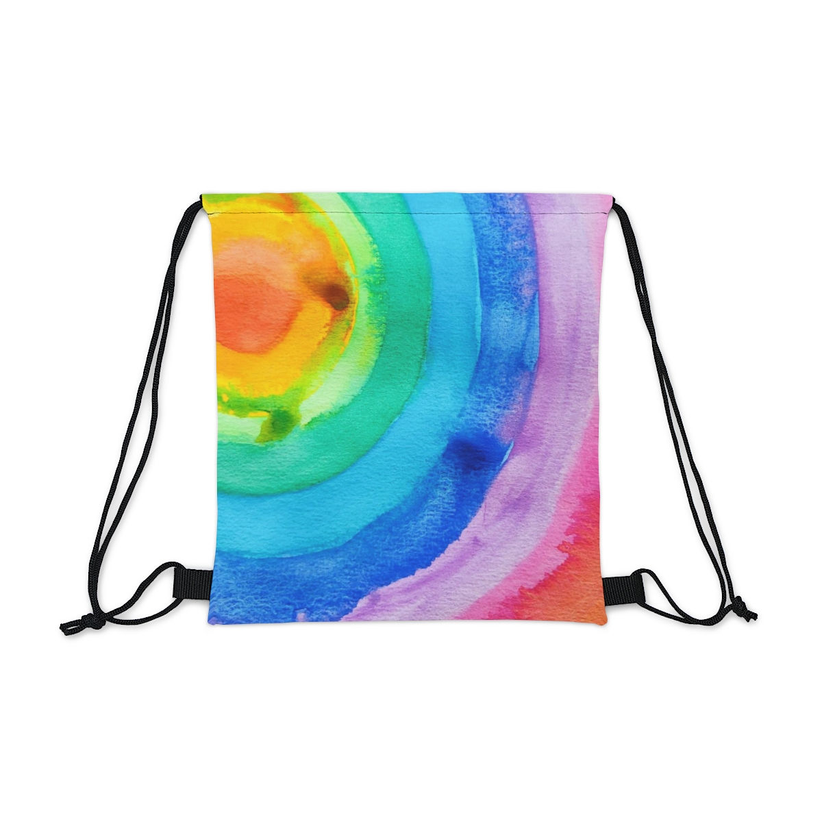 Rainbow Outdoor Drawstring Bag