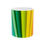 Thumbnail: Rainbow Striped Ceramic Mug, (11oz, 15oz)