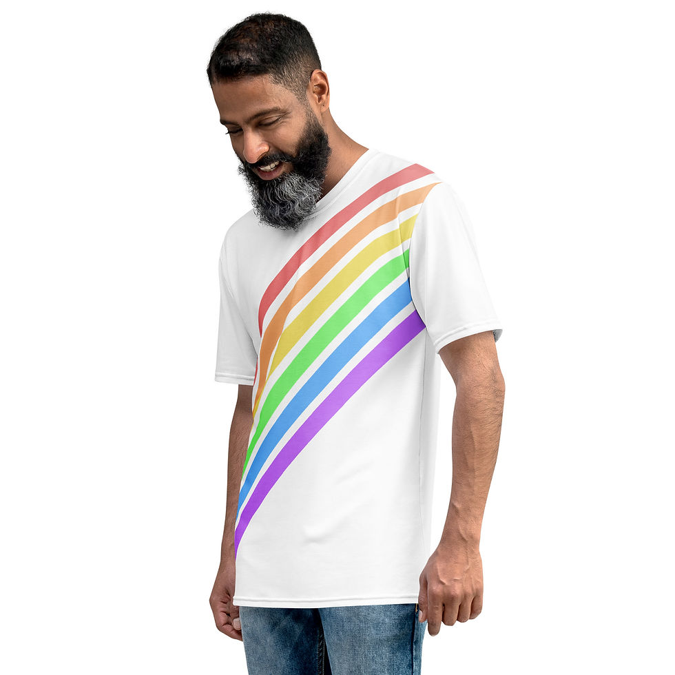 Thumbnail: Rainbow Lines Men's t-shirt