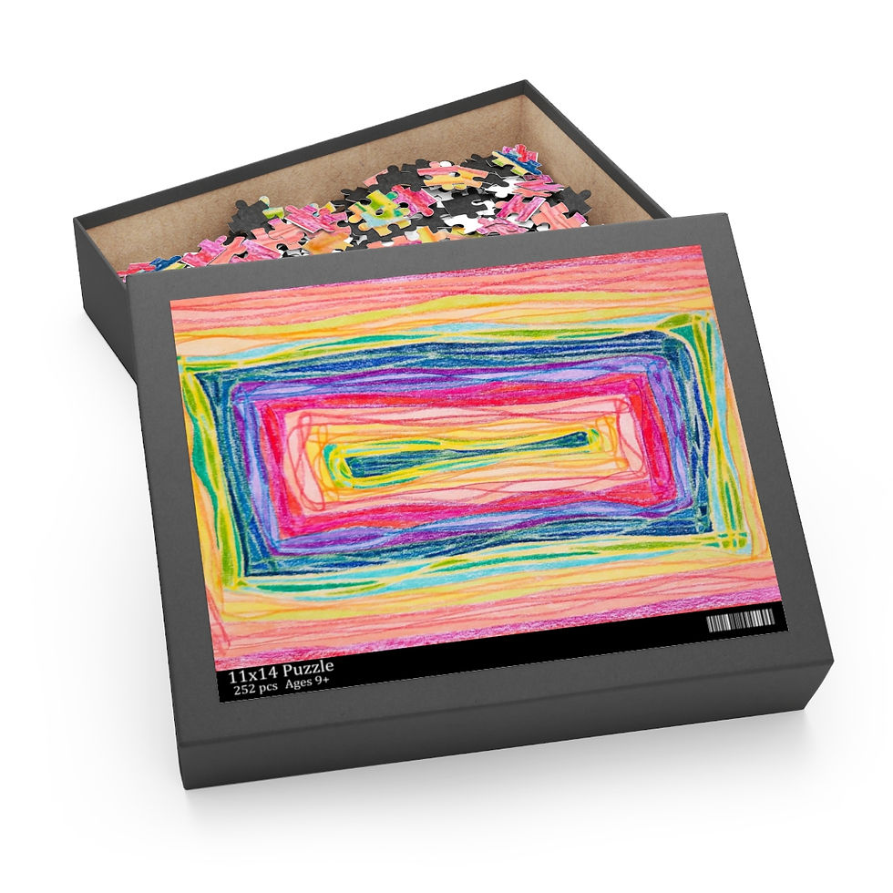 Thumbnail: Rainbow Puzzle (120, 252, 500-Piece)