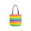 Thumbnail: Rainbow Line Art Polyester Canvas Tote Bag 