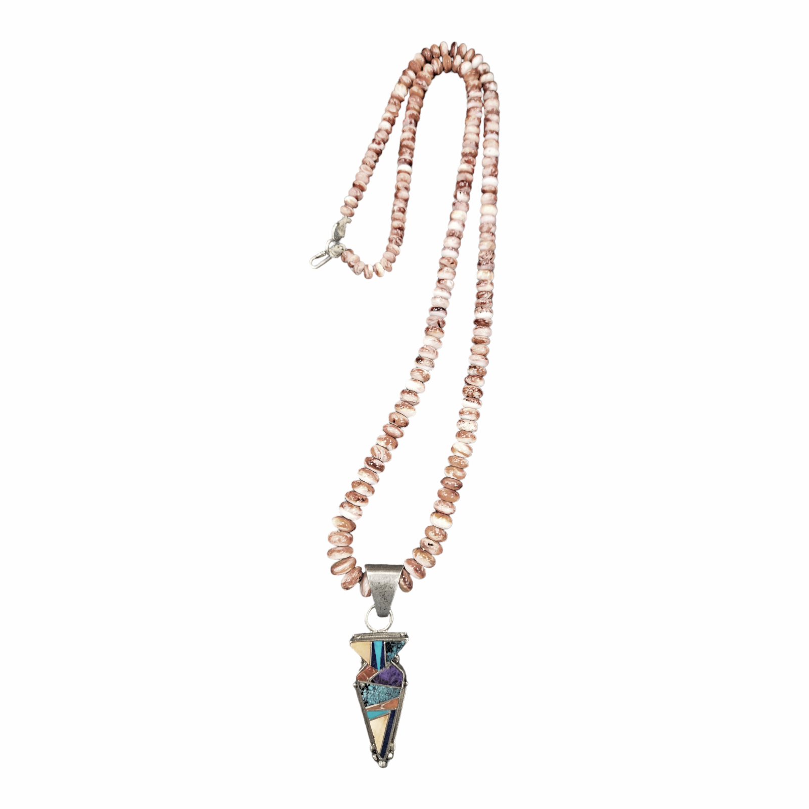 Spiny Oyster Necklace with Pendant