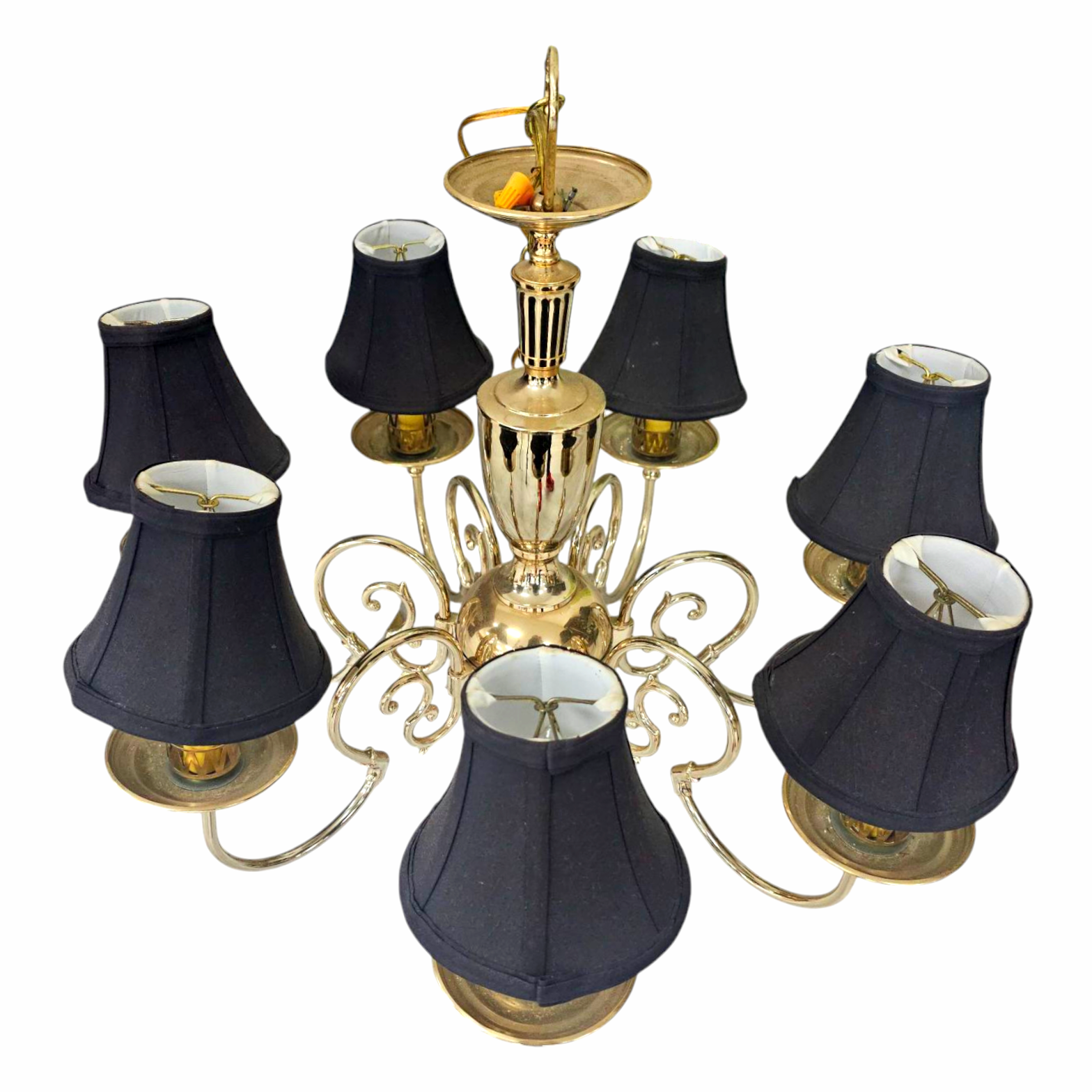 Gold Finish Chandelier