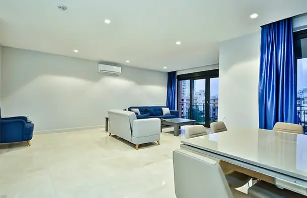 Анталия Коньяалты mene suites 2+1 квартира гостиная