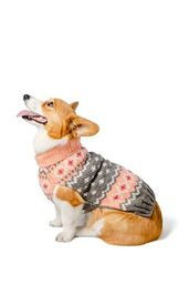 Thumbnail: Chilly Dog Peach Fairisle Sweater