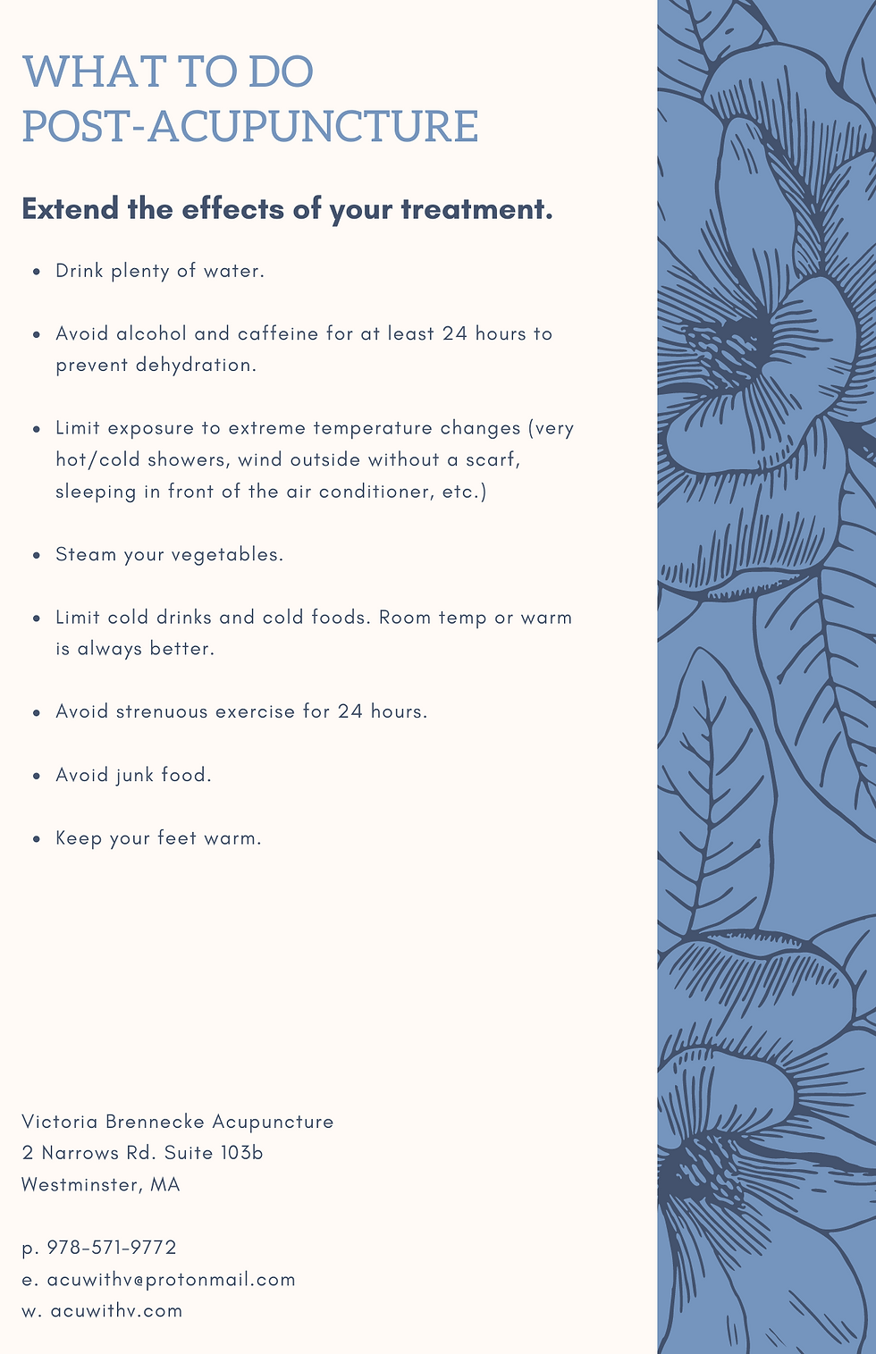 What To Do After Acupuncture