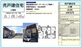 小樽市松ヶ枝1丁目 戸建
