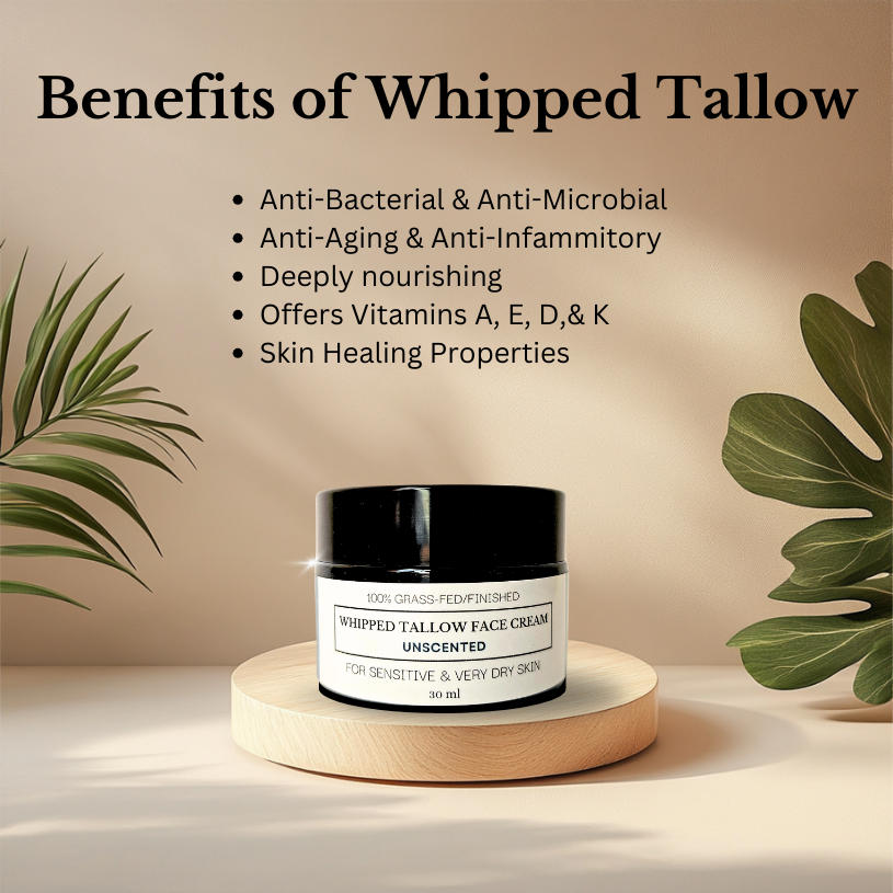 Thumbnail: Natural Whipped Tallow Cream (Moisturizer) Unscented