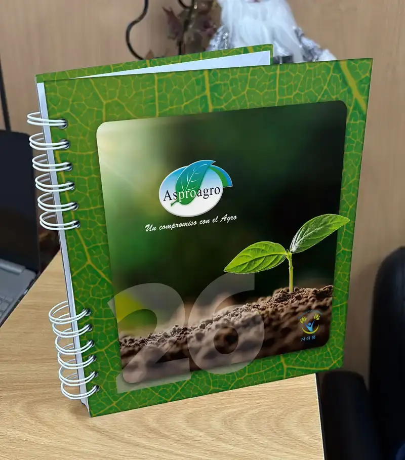 Agenda Ejecutiva, diseño editorial de la empresa 321Make en Ecuador