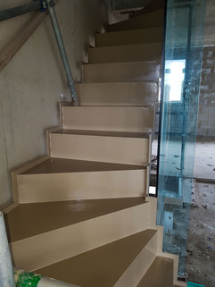 Staircase of metal