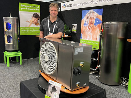 Calitec Manager Peter Ras at BuildNZ expo