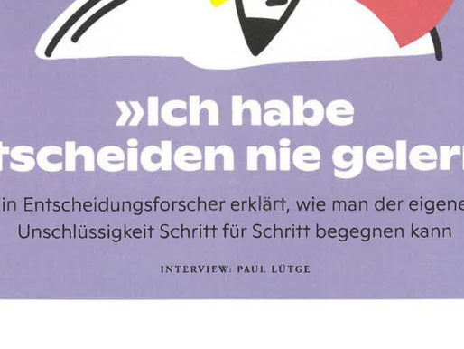 Johannes Siebert im Interview des ZEIT Studienführers über Entscheidungen vor der Studienwahl