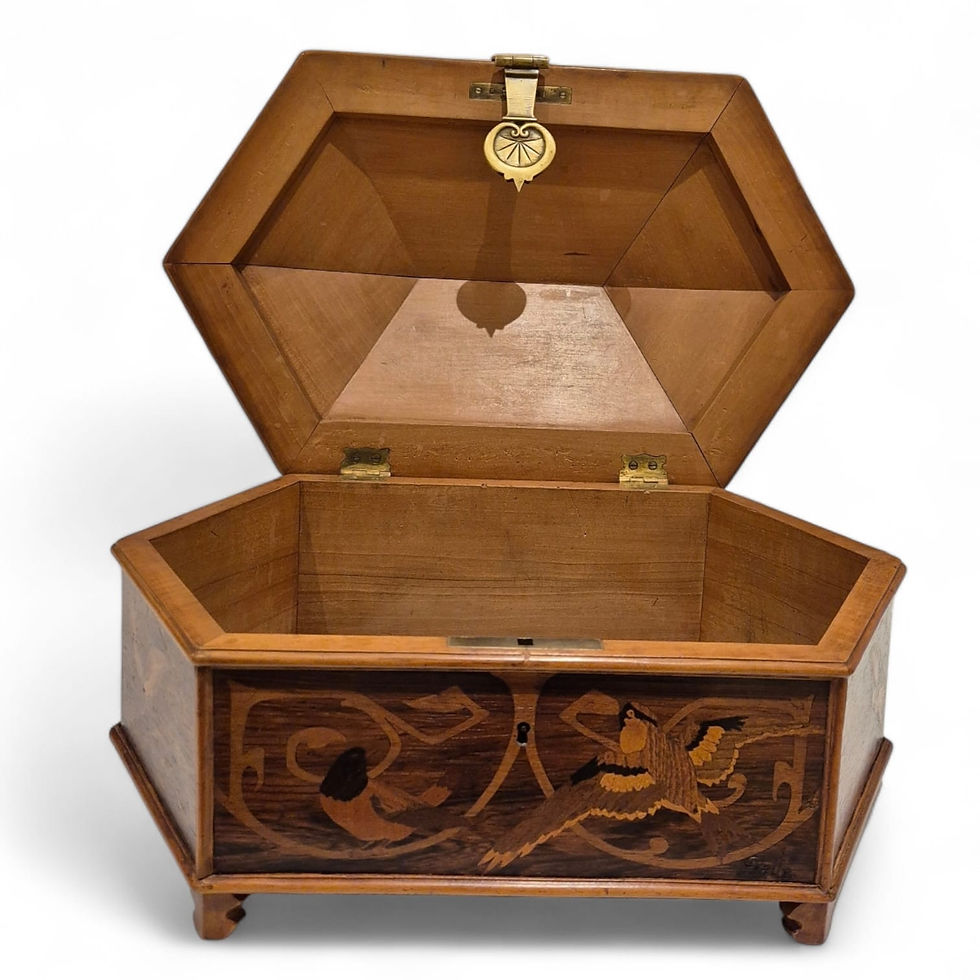 Miniature : Emile GALLE, Coffret en marqueterie