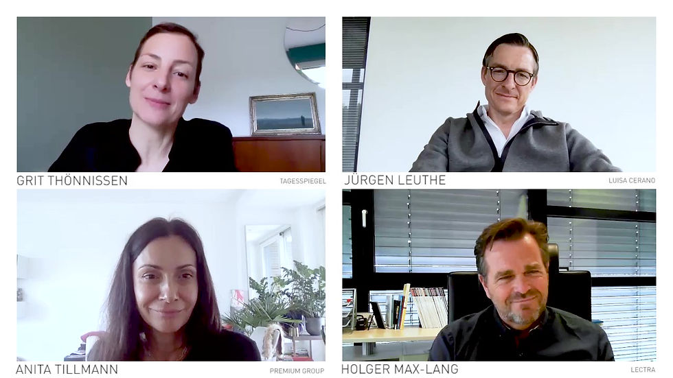 Grit Thönnissen mit Jürgen Leuthe, Holger Max-Lang und Anita Tillmann