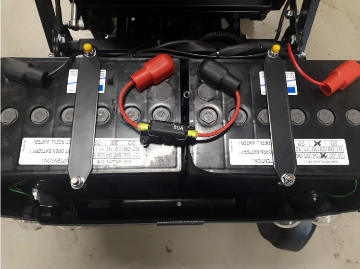 2 x 73 Ah gel batteries