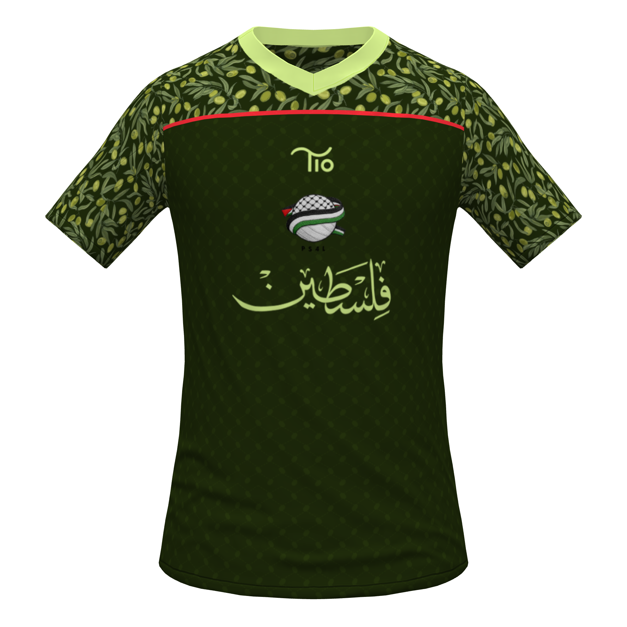Team Palestine - Dark Olive