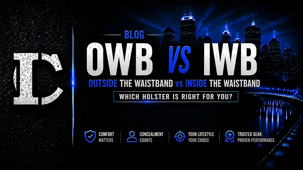 OWB vs IWB Kydex holster comparison